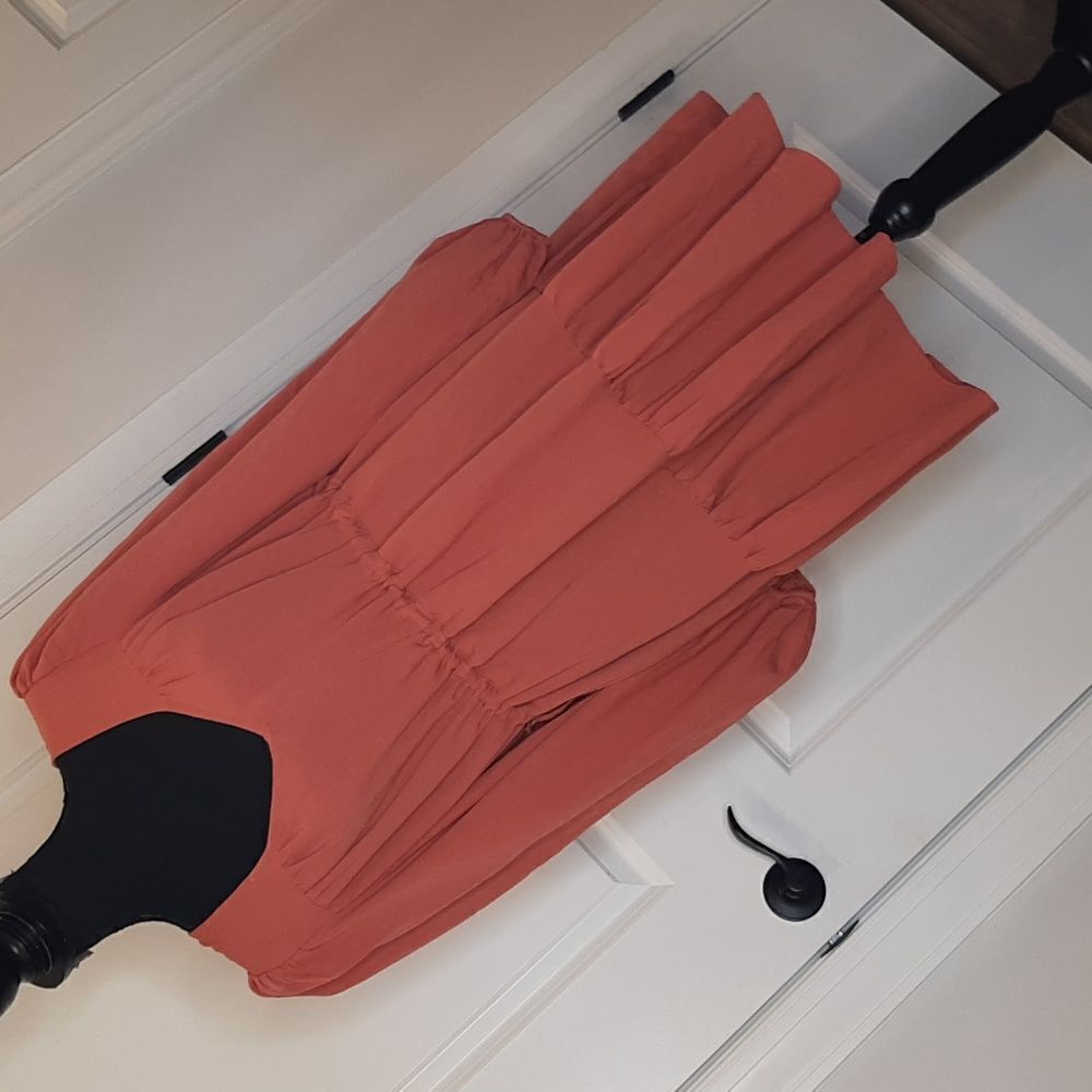 Mittoshop Peasent Sleeve Midi Prarie Dress